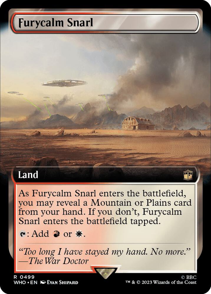 Furycalm Snarl 499 (Universes Beyond: Doctor Who)  - Foil | Good Games Adelaide SA
