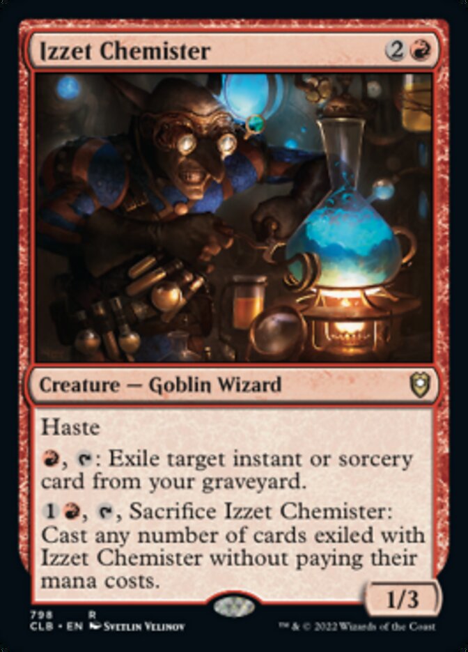 Izzet Chemister [Commander Legends: Battle for Baldur's Gate] | Good Games Adelaide SA