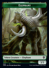 Elephant // Soldier Token [Commander Legends Tokens] | Good Games Adelaide SA