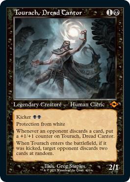 Tourach Dread Cantor Retro Frame Foil Etched 402 (Modern Horizons 2)  - Foil | Good Games Adelaide SA