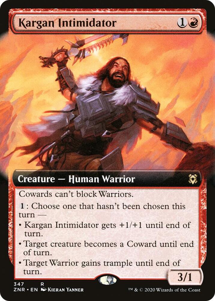 Kargan Intimidator 347 (Zendikar Rising)  | Good Games Adelaide SA