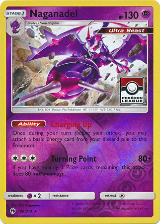 Naganadel (108/214) (League Promo) [Sun & Moon: Lost Thunder] | Good Games Adelaide SA