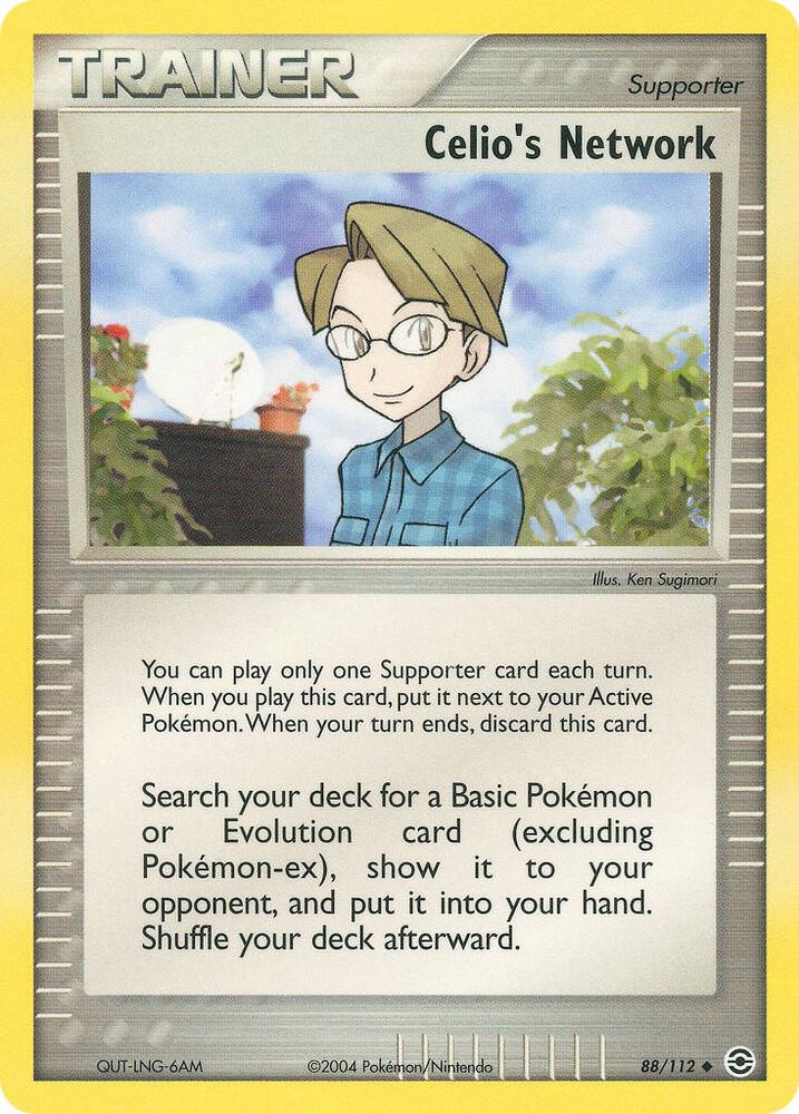Celios Network 88/112 (FireRed & LeafGreen)  - Reverse Holofoil | Good Games Adelaide SA
