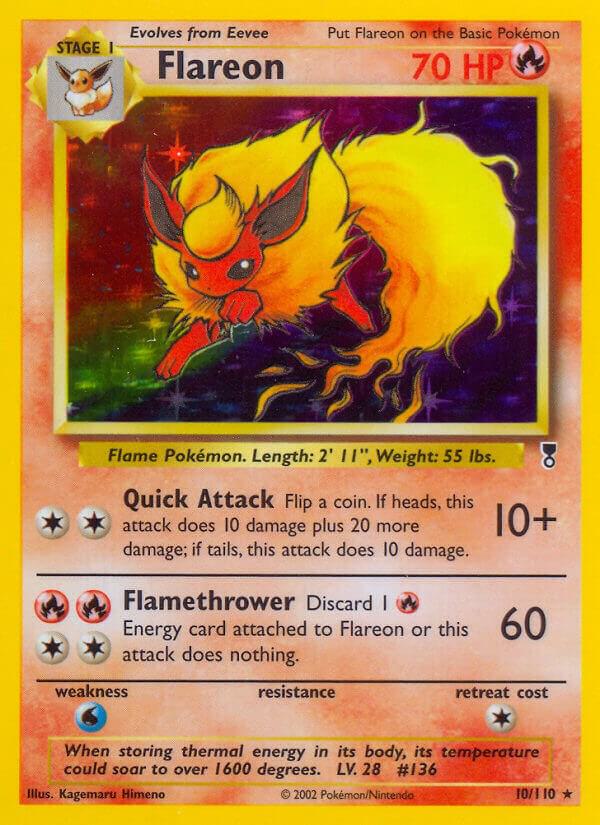 Flareon 010/110 (Legendary Collection)  - Holofoil | Good Games Adelaide SA