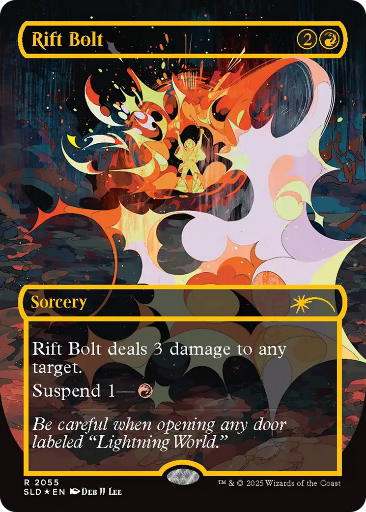 Rift Bolt (2055) (Raised Foil) [Secret Lair Drop Series] | Good Games Adelaide SA