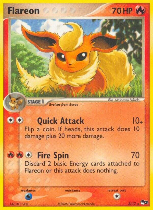 Flareon 002/017 (POP Series 3)  - Holofoil | Good Games Adelaide SA