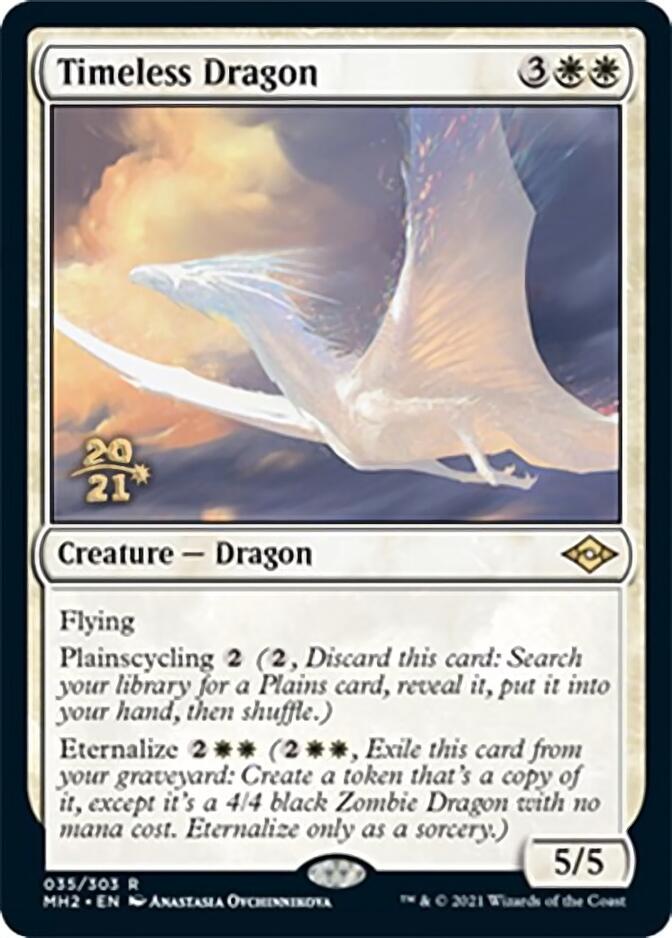 Timeless Dragon [Modern Horizons 2 Prerelease Promos] | Good Games Adelaide SA
