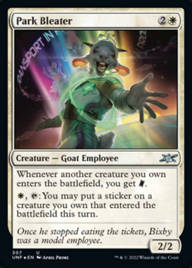 Park Bleater (Galaxy Foil) [Unfinity] | Good Games Adelaide SA