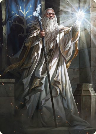 Gandalf the White Art Card [The Lord of the Rings: Tales of Middle-earth Art Series] | Good Games Adelaide SA