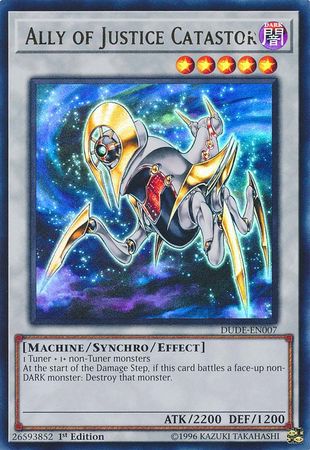 Ally of Justice Catastor [DUDE-EN007] Ultra Rare | Good Games Adelaide SA
