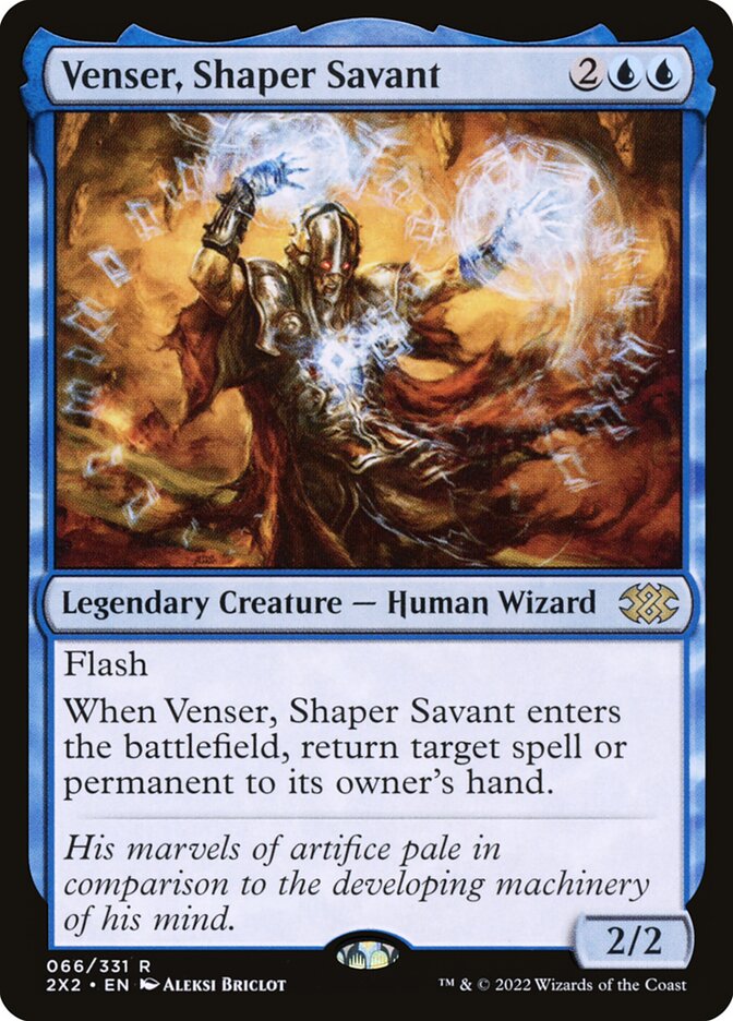Venser Shaper Savant 66 (Double Masters 2022)  - Foil | Good Games Adelaide SA