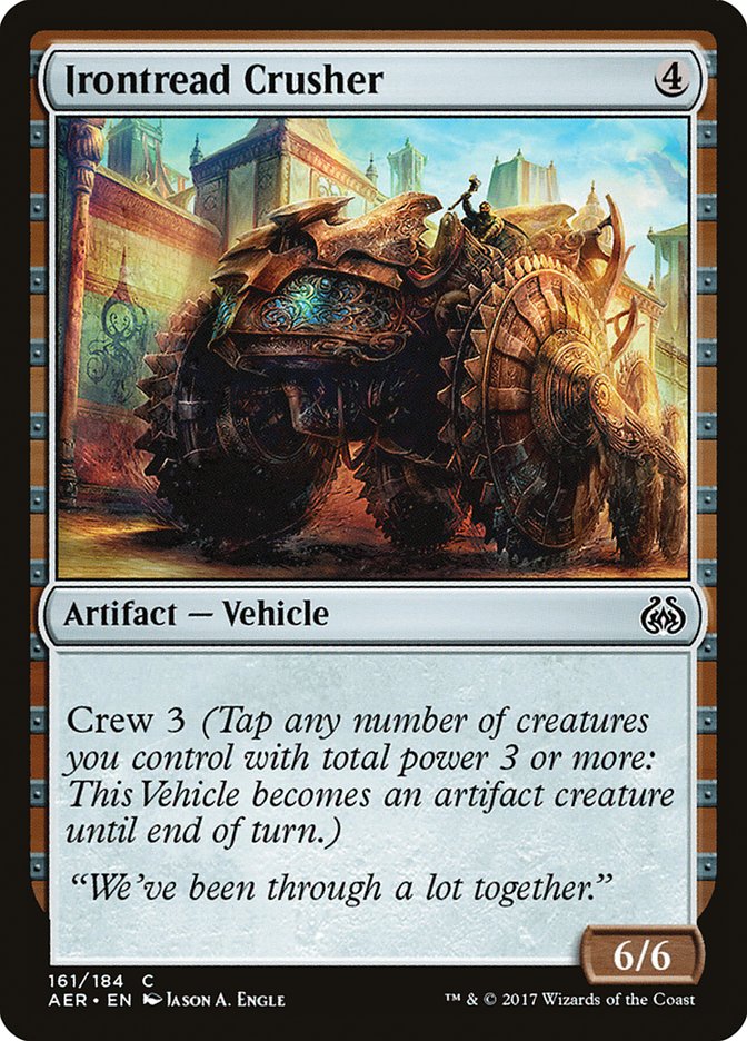 Irontread Crusher 161 (Aether Revolt)  - Foil | Good Games Adelaide SA
