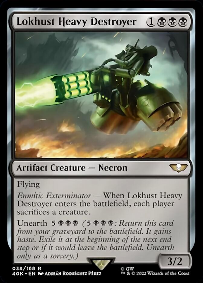 Lokhust Heavy Destroyer (Surge Foil) [Universes Beyond: Warhammer 40,000] | Good Games Adelaide SA