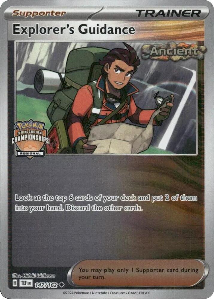 Explorer's Guidance Regional Championships 147/162 (League & Championship Cards)  - Reverse Holofoil | Good Games Adelaide SA