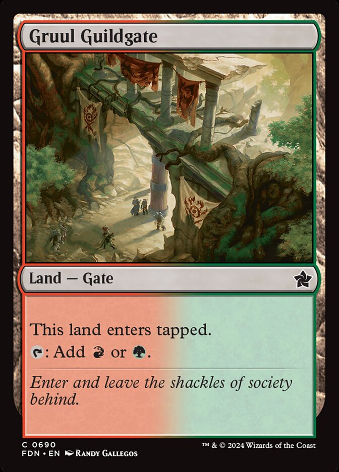 Gruul Guildgate 690 (Foundations)  | Good Games Adelaide SA