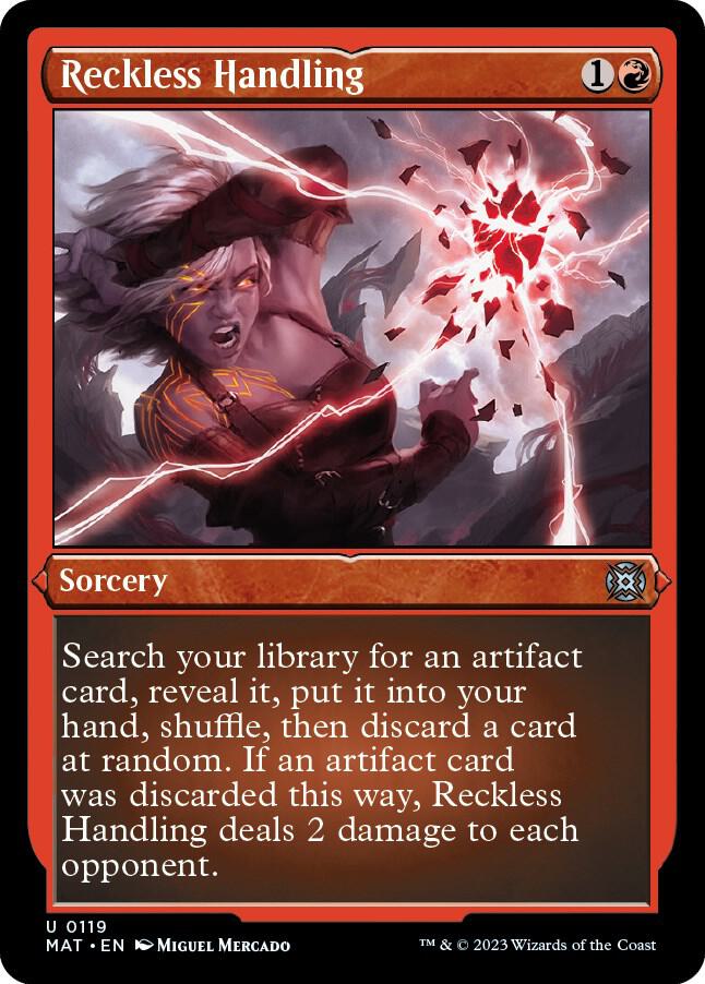 Reckless Handling 119 (March of the Machine: The Aftermath)  - Etched Foil | Good Games Adelaide SA