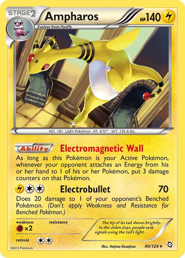 Ampharos 40/124 (Dragons Exalted)  - Holofoil | Good Games Adelaide SA
