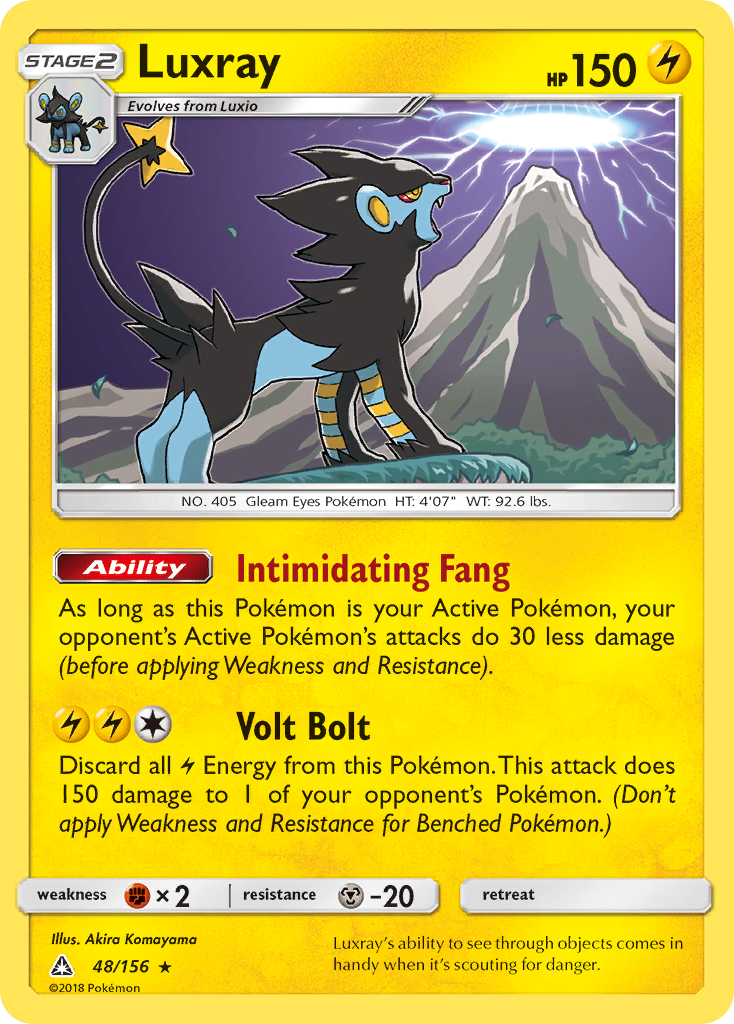 Luxray (48/156) [Sun & Moon: Ultra Prism] | Good Games Adelaide SA