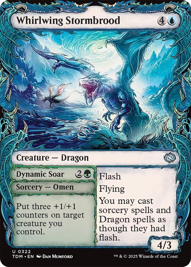 Whirlwing Stormbrood // Dynamic Soar 322 (Tarkir: Dragonstorm)  - Foil | Good Games Adelaide SA