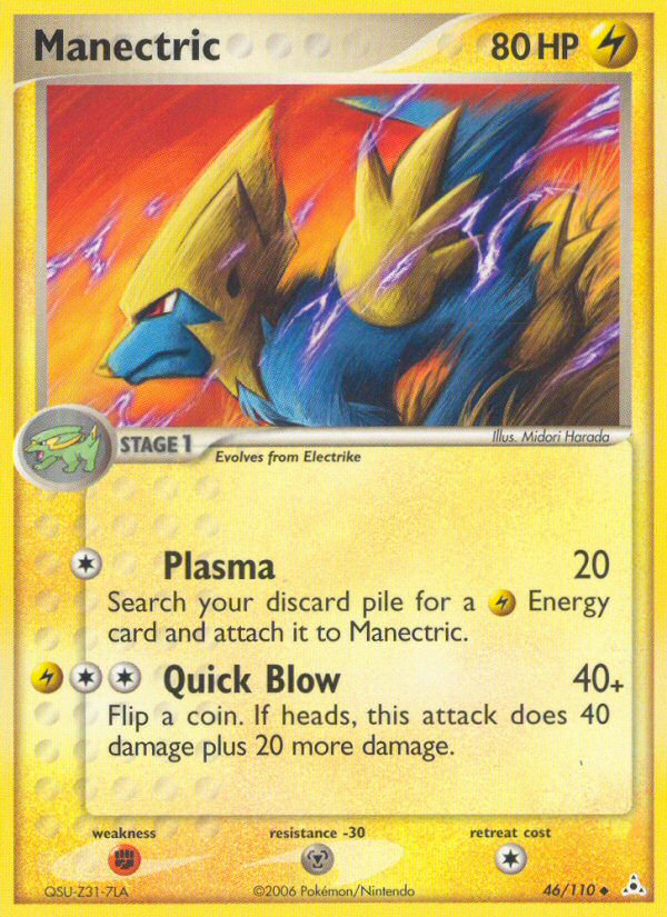 Manectric (46/110) [EX: Holon Phantoms] | Good Games Adelaide SA