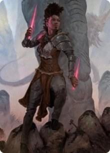 Kaya the Inexorable Art Card 58 (Art Series: Kaldheim)  | Good Games Adelaide SA