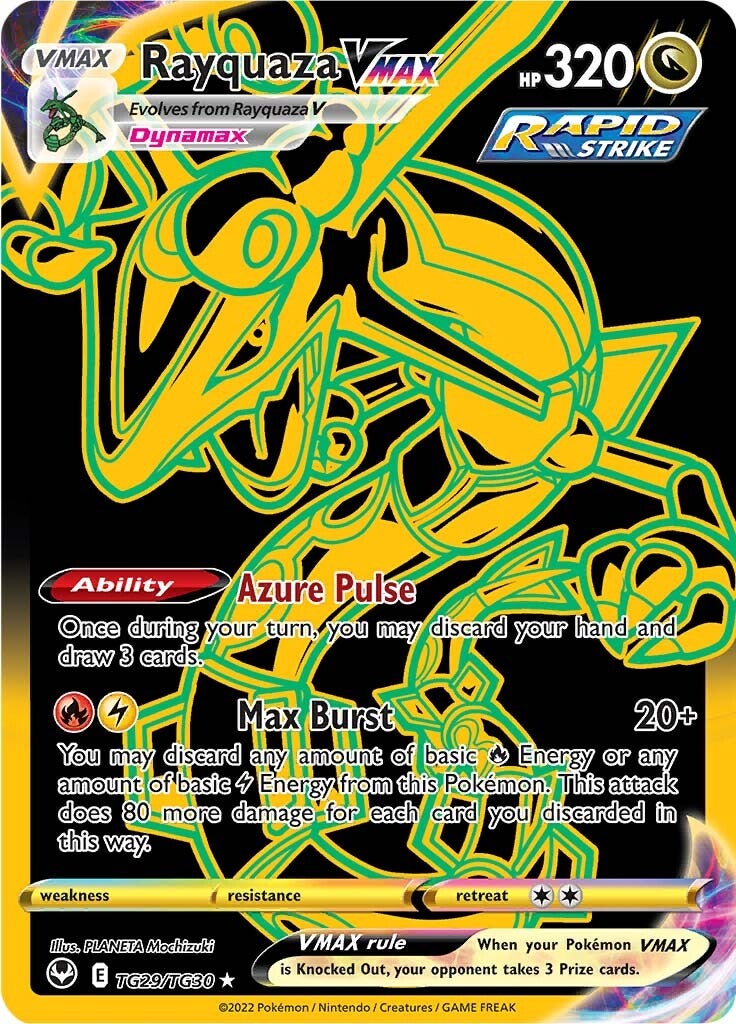 Rayquaza VMAX (TG29/TG30) [Sword & Shield: Silver Tempest] | Good Games Adelaide SA