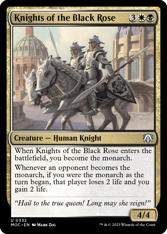Knights of the Black Rose [March of the Machine Commander] | Good Games Adelaide SA