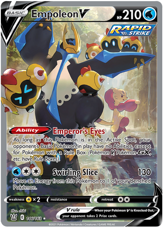 Empoleon V (146/163) [Sword & Shield: Battle Styles] | Good Games Adelaide SA