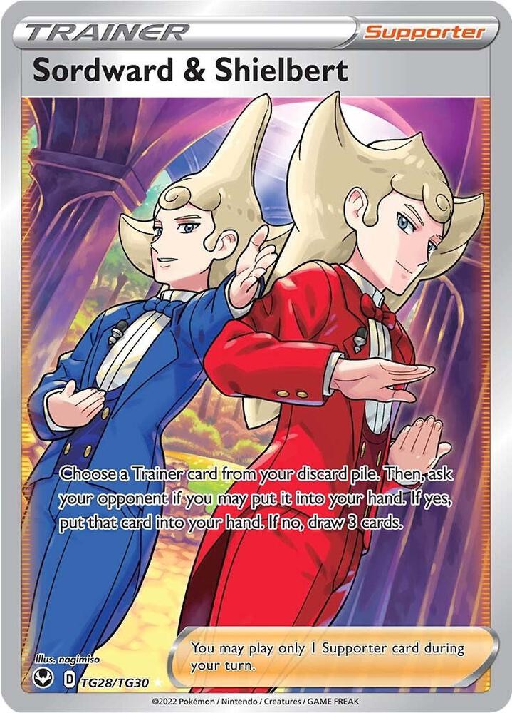 Sordward and Shielbert TG28/TG30 (SWSH12: Silver Tempest Trainer Gallery)  - Holofoil | Good Games Adelaide SA