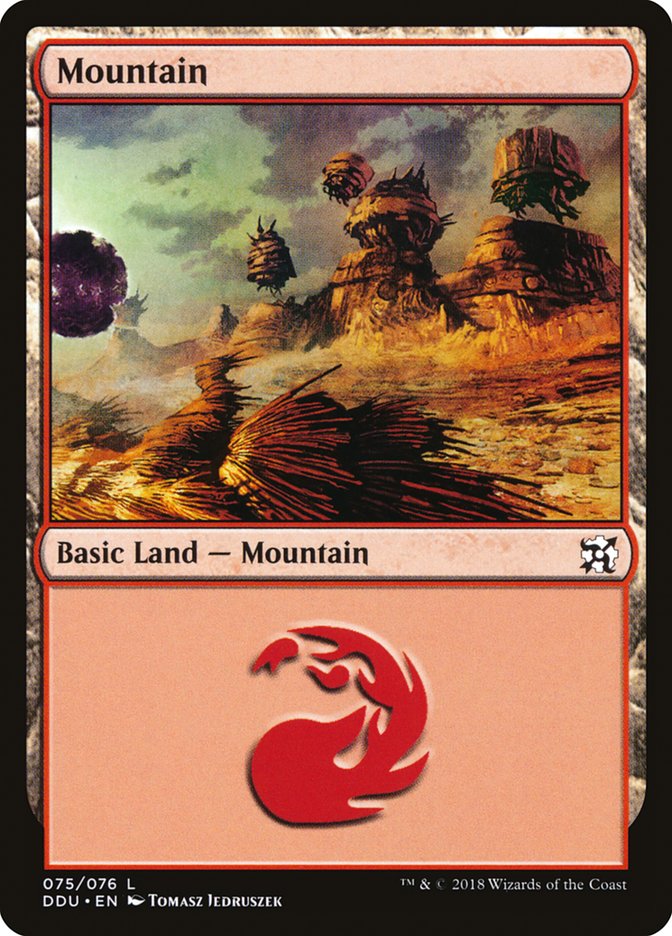 Mountain (75) [Duel Decks: Elves vs. Inventors] | Good Games Adelaide SA