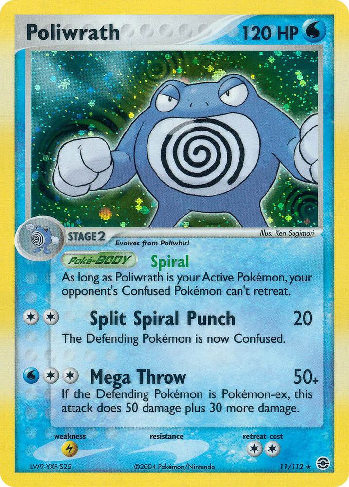 Poliwrath 11/112 (FireRed & LeafGreen)  - Reverse Holofoil | Good Games Adelaide SA