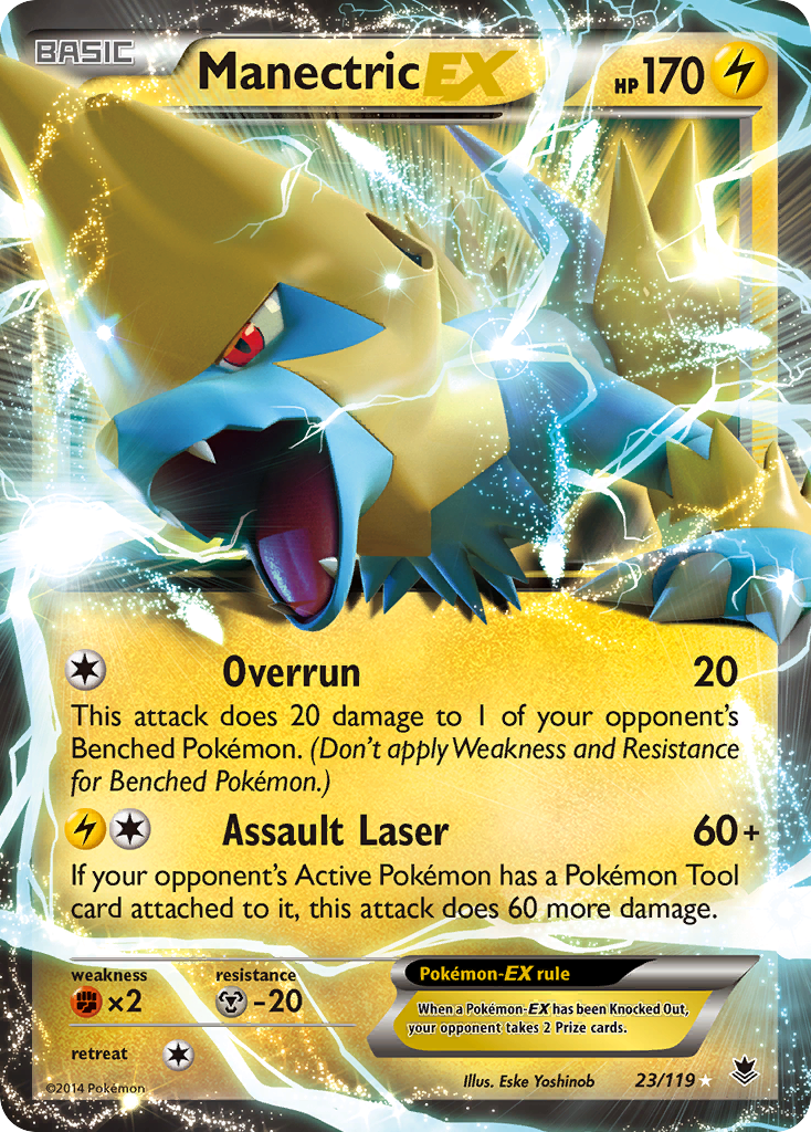 Manectric EX (23/119) [XY: Phantom Forces] | Good Games Adelaide SA
