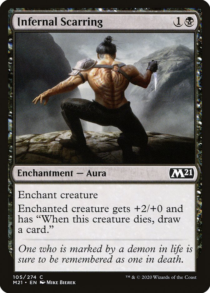 Infernal Scarring 105 (Core Set 2021)  | Good Games Adelaide SA