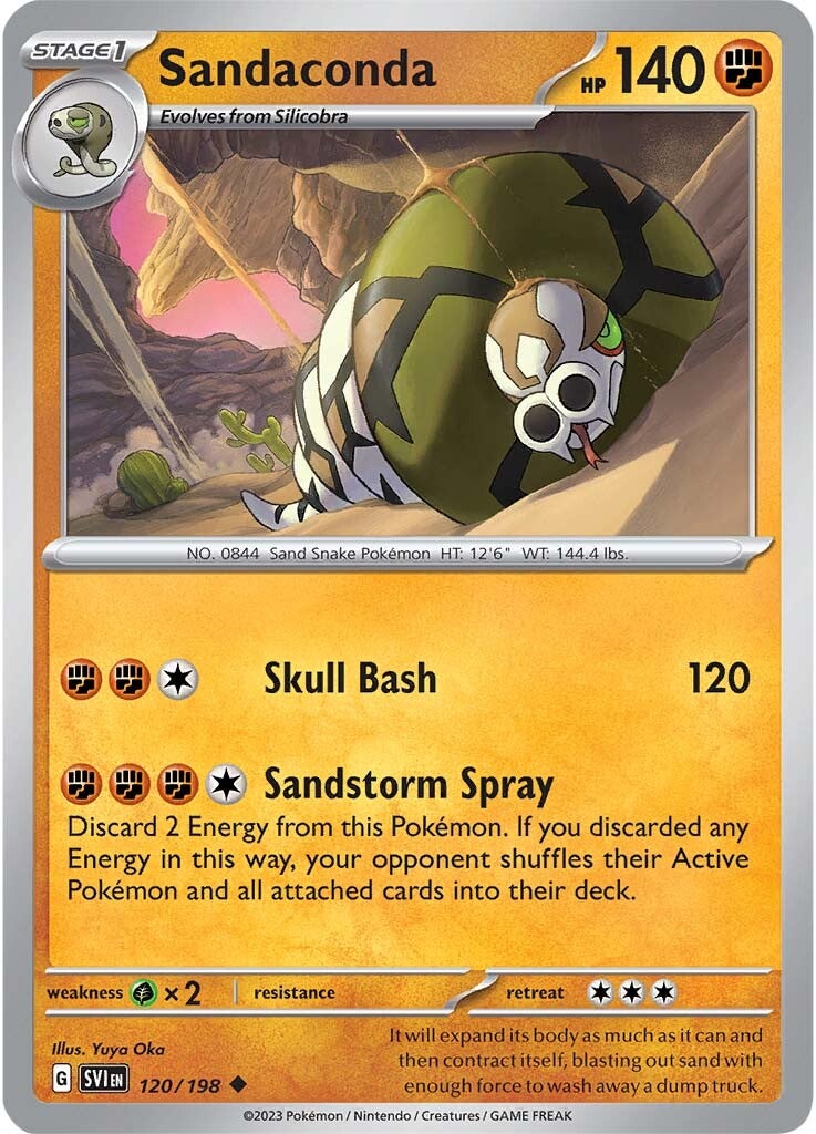 Sandaconda (120/198) [Scarlet & Violet: Base Set] | Good Games Adelaide SA