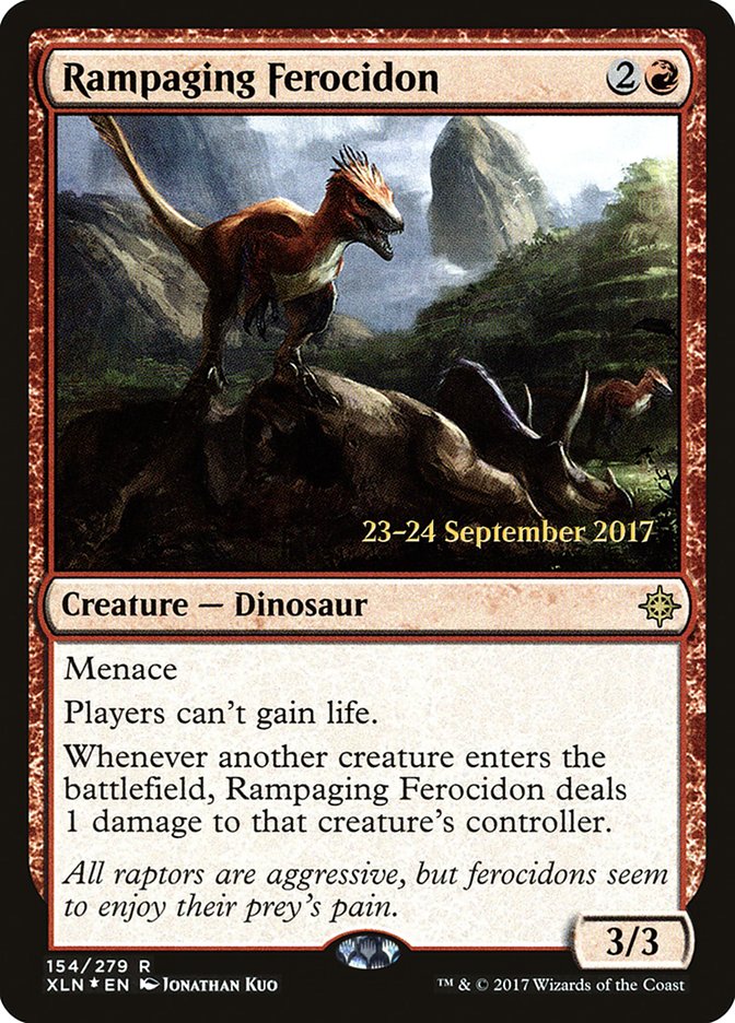 Rampaging Ferocidon [Ixalan Promos] | Good Games Adelaide SA