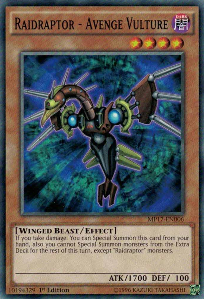 Raidraptor - Avenge Vulture [MP17-EN006] Common | Good Games Adelaide SA