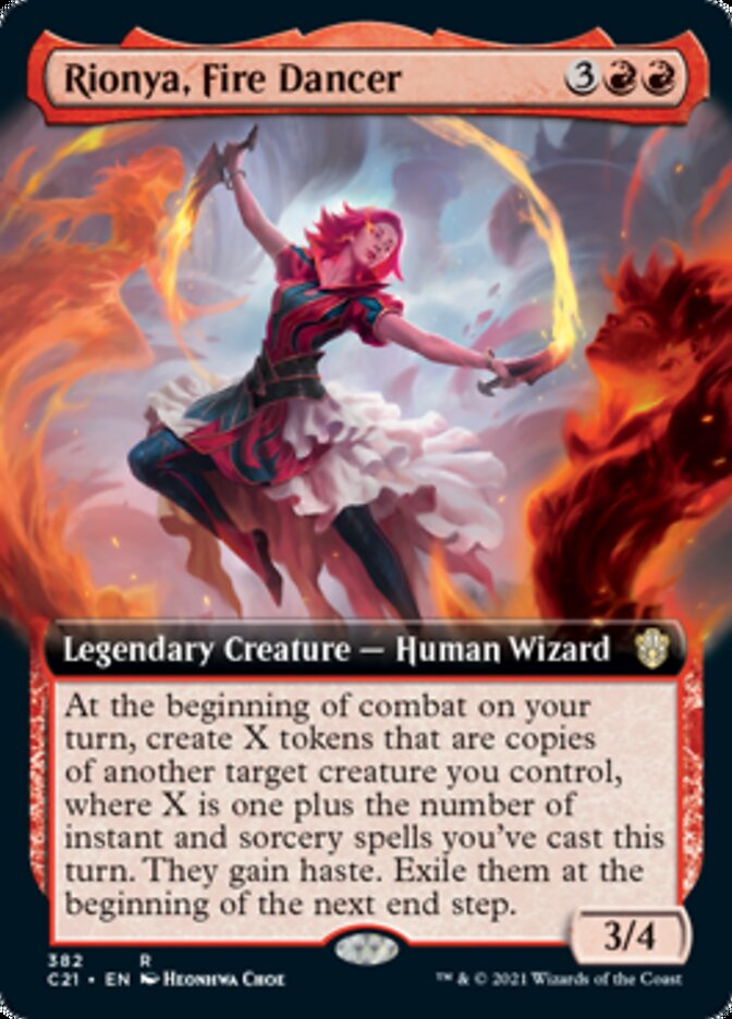 Rionya, Fire Dancer (Extended) [Commander 2021] | Good Games Adelaide SA