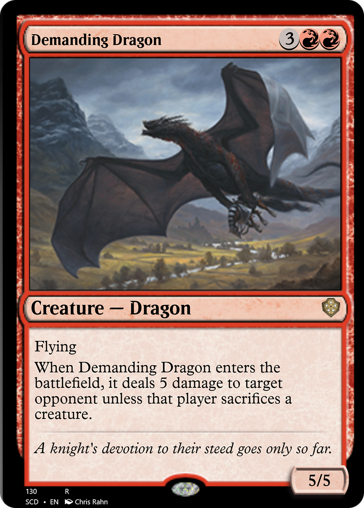 Demanding Dragon [Starter Commander Decks] | Good Games Adelaide SA