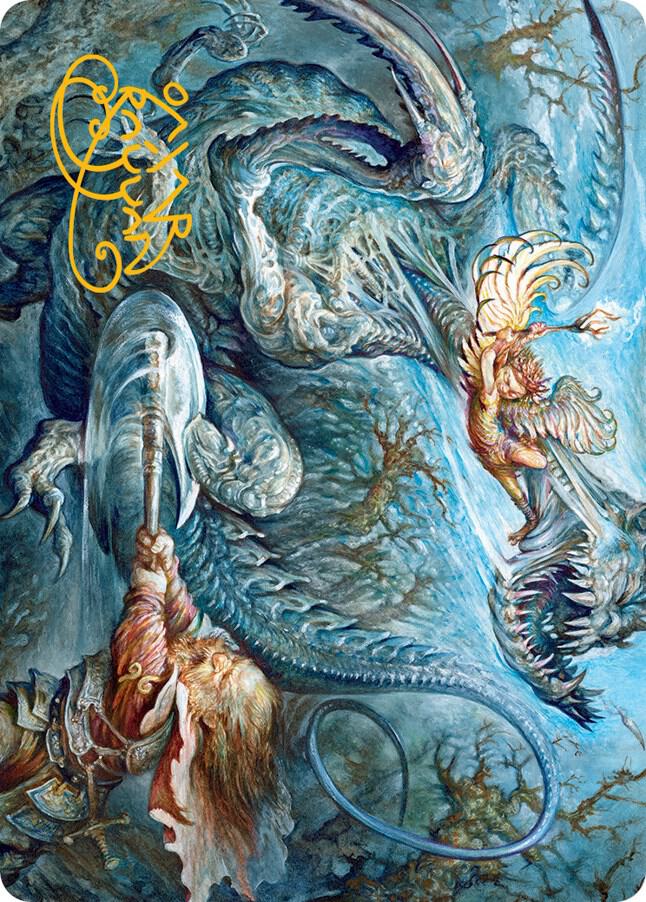 Rankle and Torbran Art Card Gold Stamped Signature 64 (Art Series: March of the Machine)  | Good Games Adelaide SA