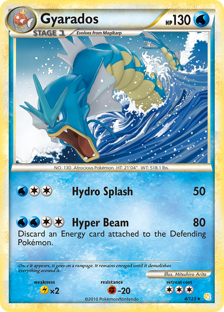 Gyarados (4/123) [HeartGold & SoulSilver: Base Set] | Good Games Adelaide SA
