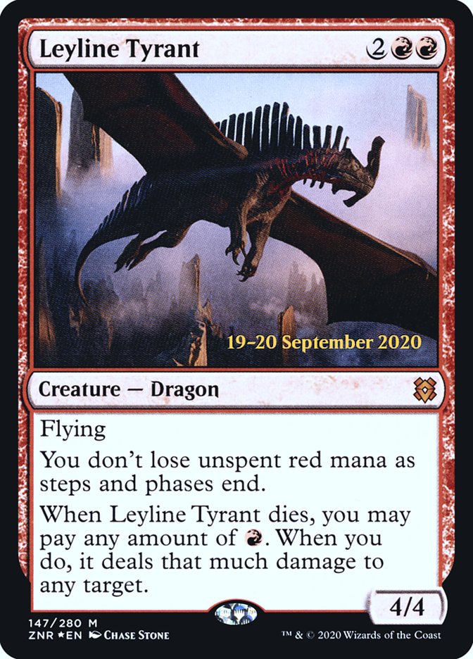 Leyline Tyrant  [Zendikar Rising Prerelease Promos] | Good Games Adelaide SA