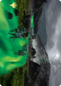 Path to the World Tree Art Card (Gold-Stamped Signature) [Kaldheim: Art Series] | Good Games Adelaide SA