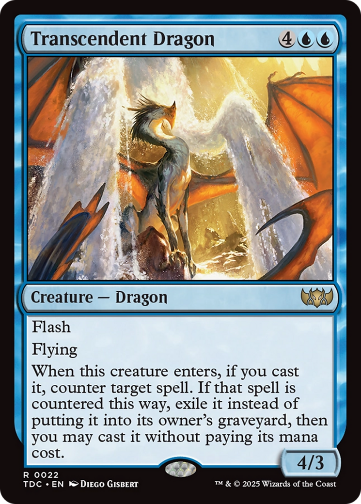 Transcendent Dragon [Tarkir: Dragonstorm Commander] | Good Games Adelaide SA