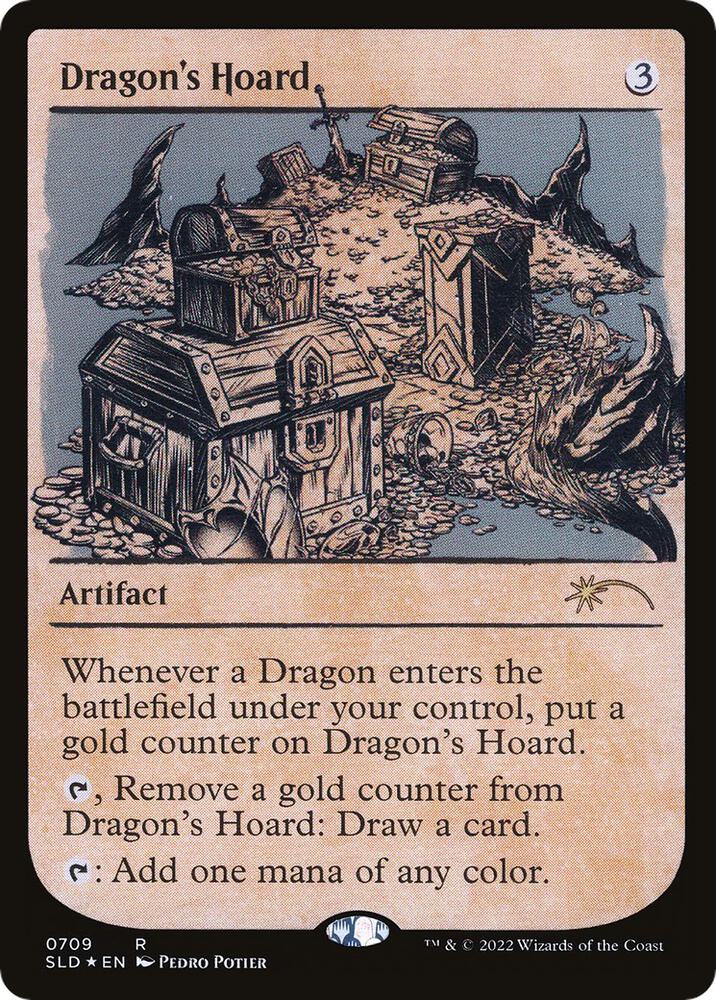 Dragons Hoard Showcase 709 (Secret Lair Drop Series)  - Foil | Good Games Adelaide SA