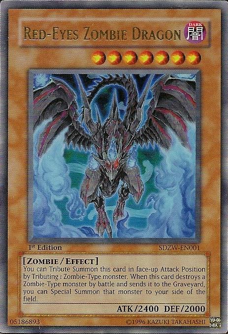 Red-Eyes Zombie Dragon [SDZW-EN001] Ultra Rare | Good Games Adelaide SA