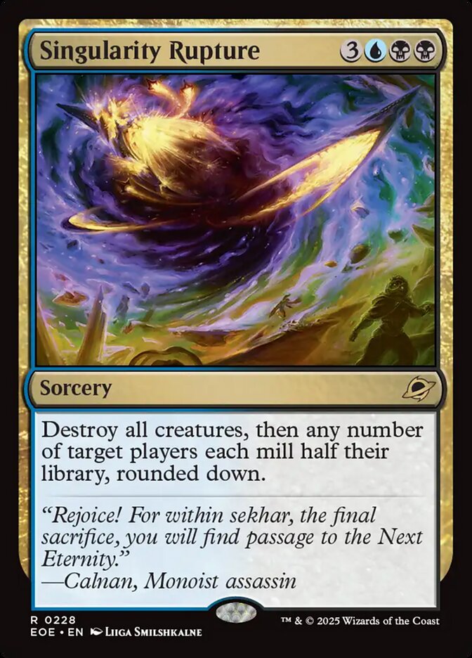 Singularity Rupture 228 (Edge of Eternities)  - Foil | Good Games Adelaide SA