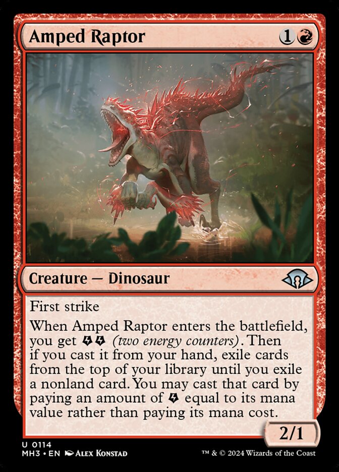 Amped Raptor 114 (Modern Horizons 3)  | Good Games Adelaide SA