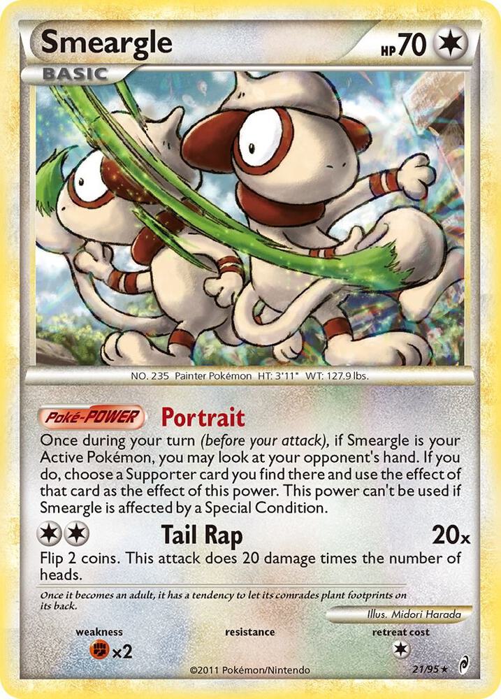 Smeargle 21/95 (Call of Legends)  - Holofoil | Good Games Adelaide SA