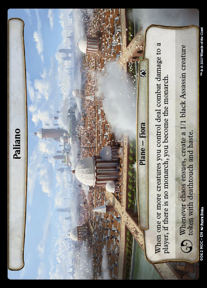 Paliano 62 (Planechase: March of the Machine)  | Good Games Adelaide SA