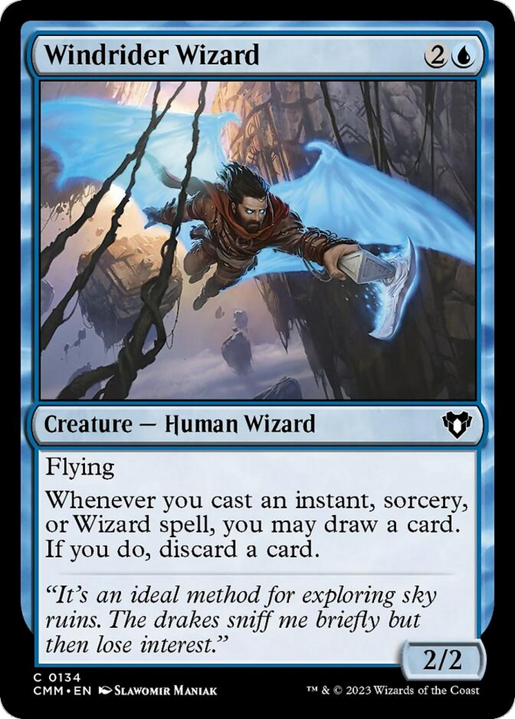 Windrider Wizard [Commander Masters] | Good Games Adelaide SA